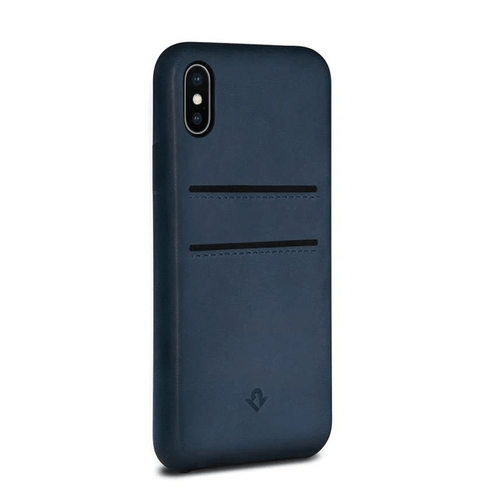 Twelve South Relaxed Leather with Pockets Case iPhone X/Xs - Indigo