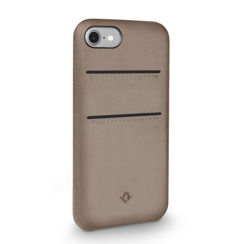 Twelve South Relaxed Leather with Pockets Case iPhone 7/8 - Warm Taupe