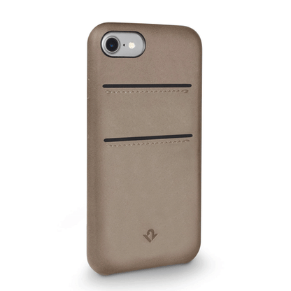 Twelve South Relaxed Leather with Pockets Case iPhone 7/8 - Warm Taupe