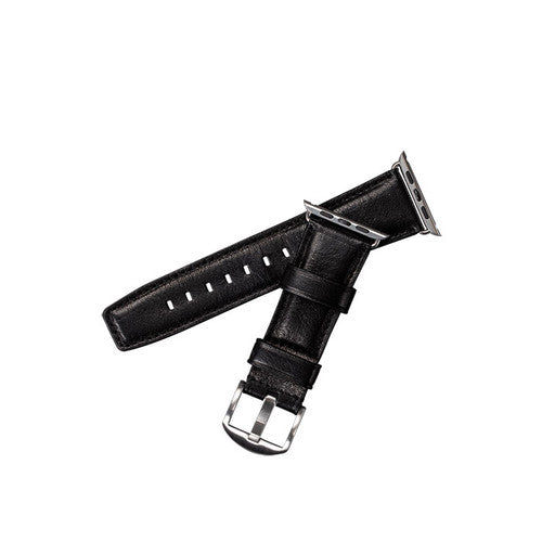 SENA Deen Leather Apple Watch Band 42/44mm - Black