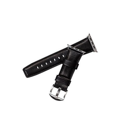 SENA Deen Leather Apple Watch Band 42/44mm - Black