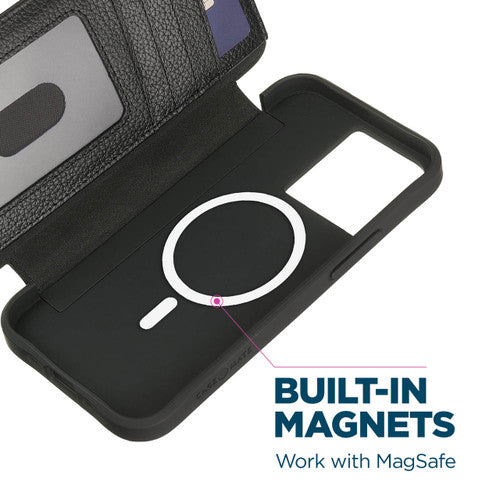 Case-Mate Wallet Folio MagSafe Case iPhone 14 Pro - Black