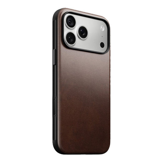 Nomad Modern Horween Leather Case iPhone 18 Pro Max - Brown