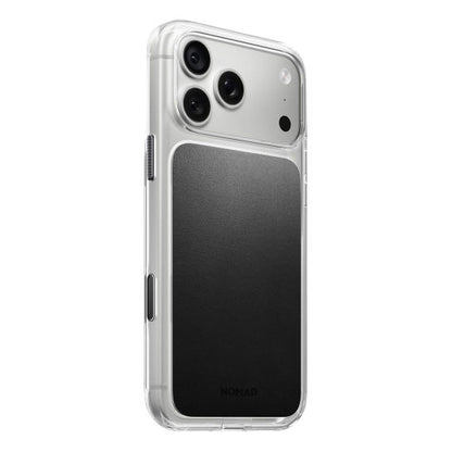 Nomad Clear Leather Horween Case iPhone 18 Pro Max - Black