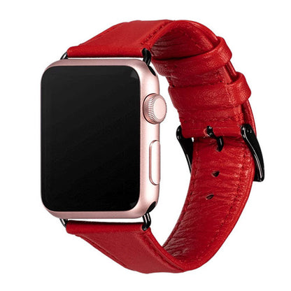SENA Kyle Leather Apple Watch Band 38/40mm - Red