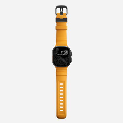 Nomad Rocky Point Band Apple Watch 46/49 mm - Sol Yellow/Black Titanium Hardware