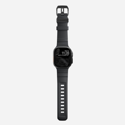 Nomad Rocky Point Band Apple Watch 46/49 mm - Storm Grey/Black Titanium Hardware