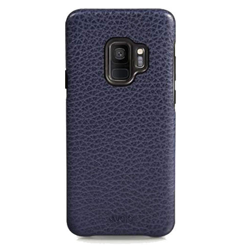Vaja Grip Leather Case Samsung Galaxy S9 - Crown Blue