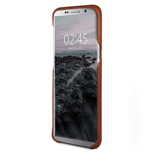 Vaja Grip Leather Case Samsung Galaxy S8+ Plus - Bridge Saddle Tan