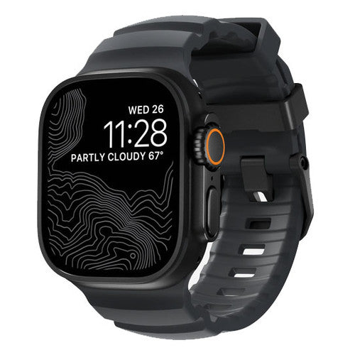 Nomad Rocky Point Band Apple Watch 46/49 mm - Storm Grey/Black Titanium Hardware