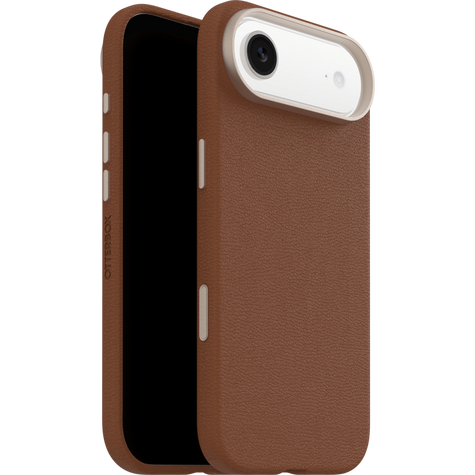 OtterBox Symmetry Cactus Leather MagSafe with Camera Control Case iPhone 17 Air - Desert Saddle Brown