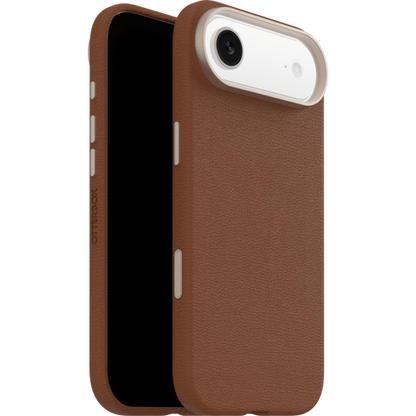 OtterBox Symmetry Cactus Leather MagSafe with Camera Control Case iPhone 17 Air - Desert Saddle Brown
