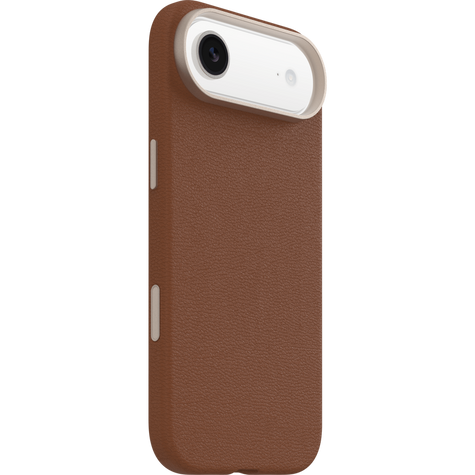 OtterBox Symmetry Cactus Leather MagSafe with Camera Control Case iPhone 17 Air - Desert Saddle Brown