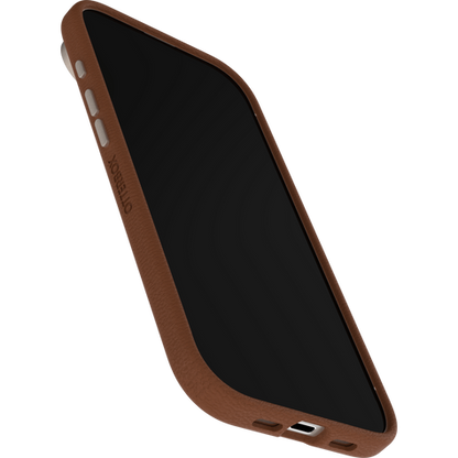 OtterBox Symmetry Cactus Leather MagSafe with Camera Control Case iPhone 17 Air - Desert Saddle Brown