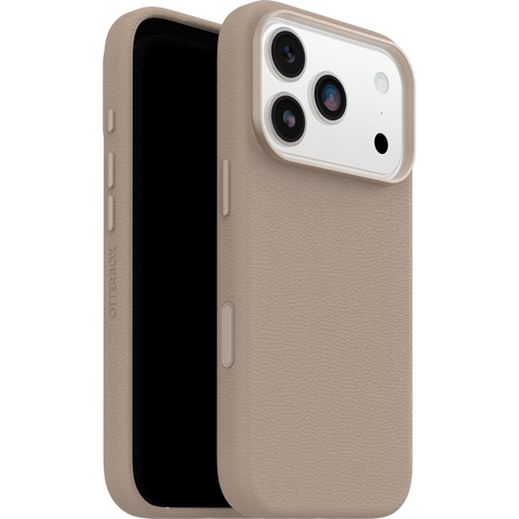 OtterBox Symmetry Cactus Leather MagSafe with Camera Control Case iPhone 17 Pro - Cottonwood Glen Stone