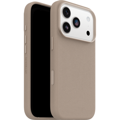 OtterBox Symmetry Cactus Leather MagSafe with Camera Control Case iPhone 17 Pro - Cottonwood Glen Stone