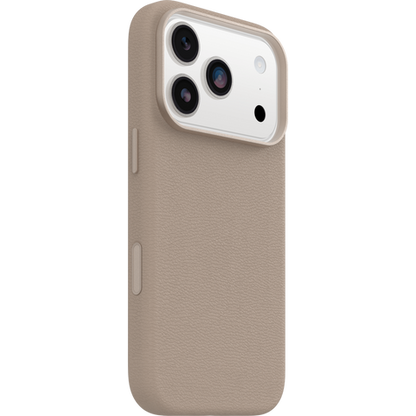 OtterBox Symmetry Cactus Leather MagSafe with Camera Control Case iPhone 17 Pro - Cottonwood Glen Stone