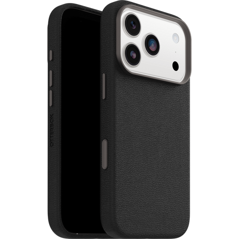 OtterBox Symmetry Cactus Leather MagSafe with Camera Control Case iPhone 17 Pro - Black