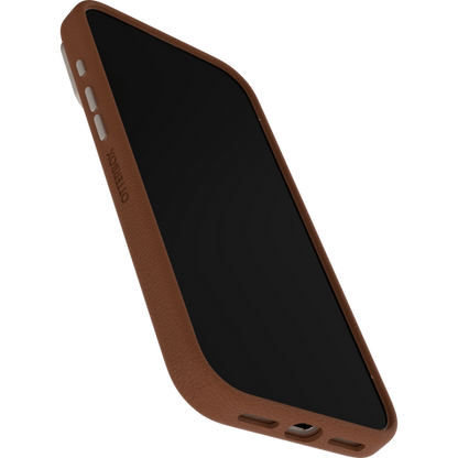OtterBox Symmetry Cactus Leather MagSafe with Camera Control Case iPhone 17 Pro Max - Desert Saddle Brown