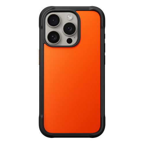 Nomad Rugged Case iPhone 15 Pro - Ultra Orange